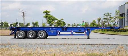 Sơ mi rơ moóc Xương Thaco Trailers 45’ 3 trục 12 khóa