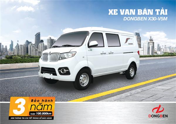 Xe ô tô tải Van Dongben DBX30-V5M, 05 chỗ ngồi, tải trọng 700kg